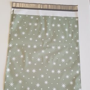 10 pcs Stars Poly Mailers 14.25" x 19" inch